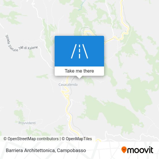 Barriera Architettonica map