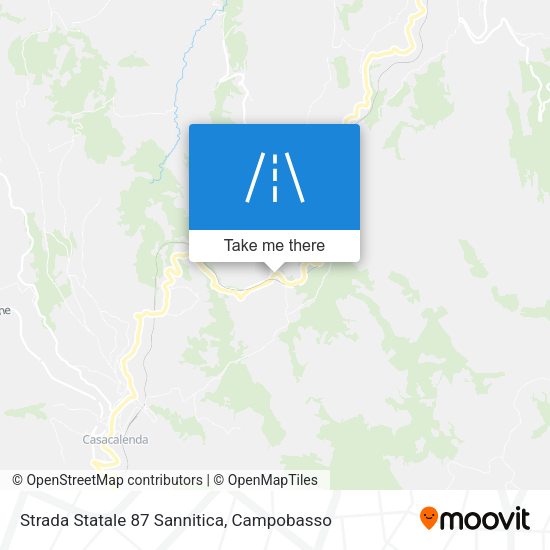 Strada Statale 87 Sannitica map