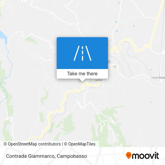 Contrada Giammarco map