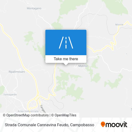 Strada Comunale Cannavina Feudo map
