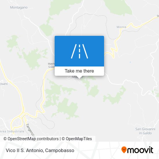 Vico II S. Antonio map