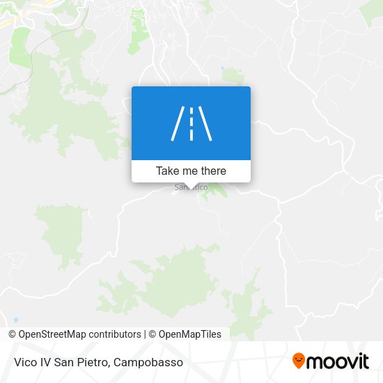 Vico IV San Pietro map