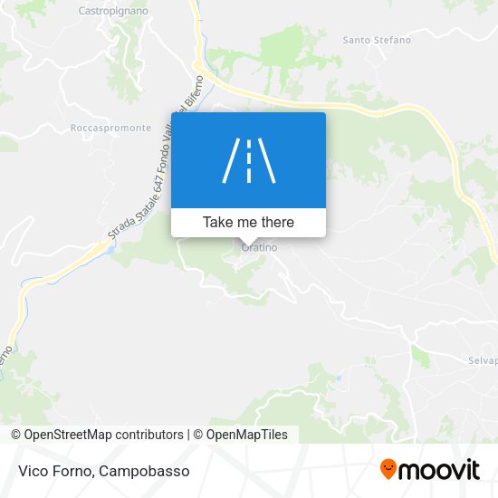 Vico Forno map