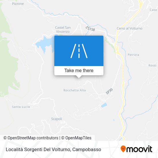 Località Sorgenti Del Volturno map