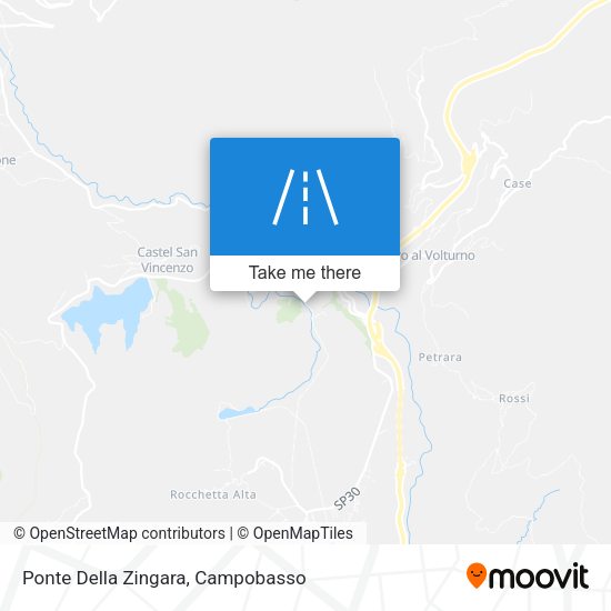 Ponte Della Zingara map