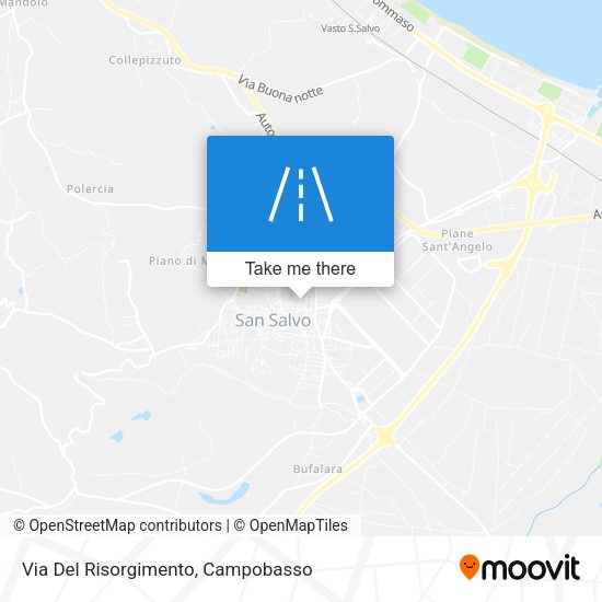 Via Del Risorgimento map