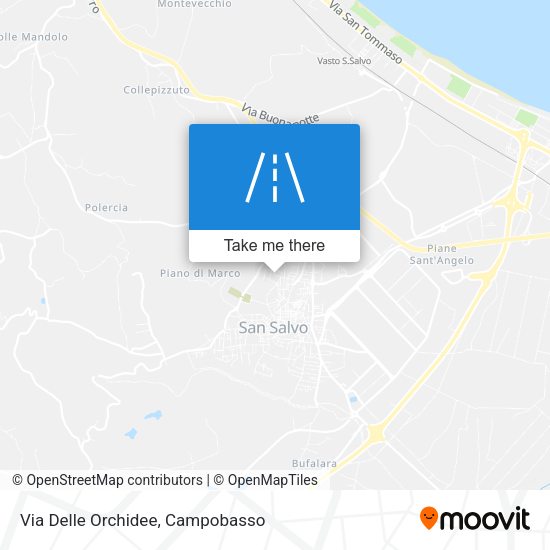 Via Delle Orchidee map