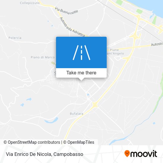 Via Enrico De Nicola map
