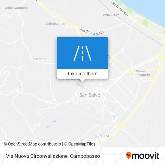 Via Nuova Circonvallazione map
