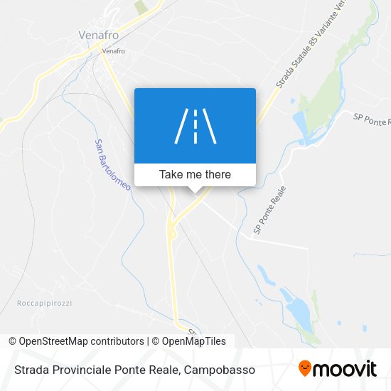 Strada Provinciale Ponte Reale map