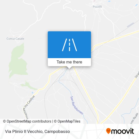 Via Plinio Il Vecchio map