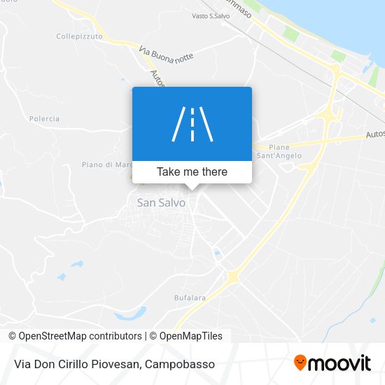 Via Don Cirillo Piovesan map