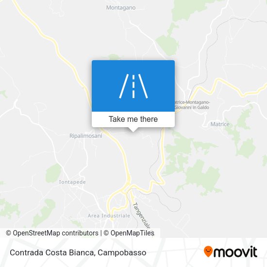 Contrada Costa Bianca map