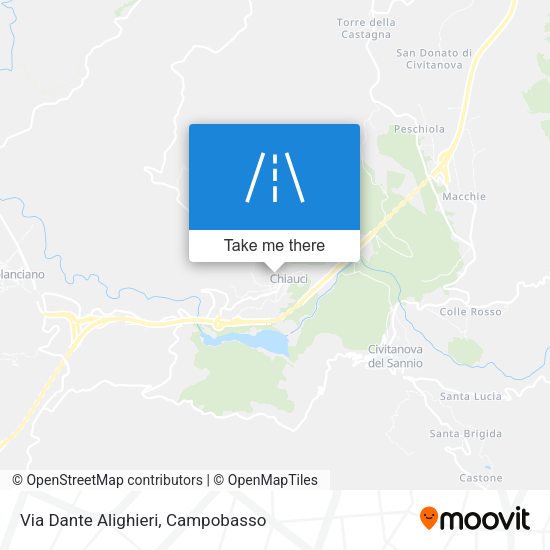 Via Dante Alighieri map