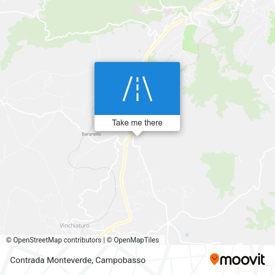 Contrada Monteverde map