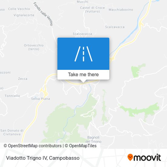 Viadotto Trigno IV map
