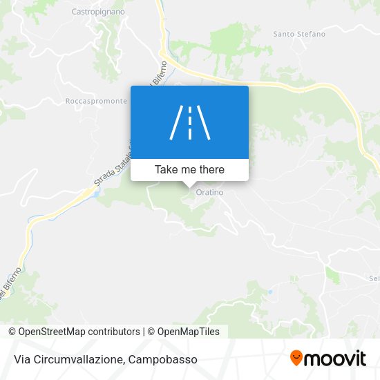 Via Circumvallazione map