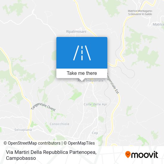 Via Martiri Della Repubblica Partenopea map