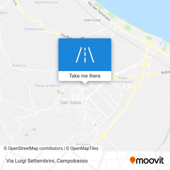 Via Luigi Settembrini map