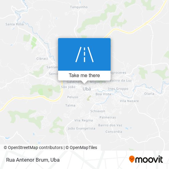 Rua Antenor Brum map