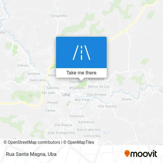 Rua Santa Magna map