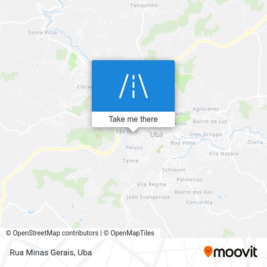 Rua Minas Gerais map