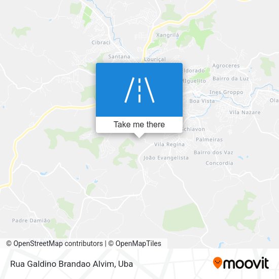 Rua Galdino Brandao Alvim map