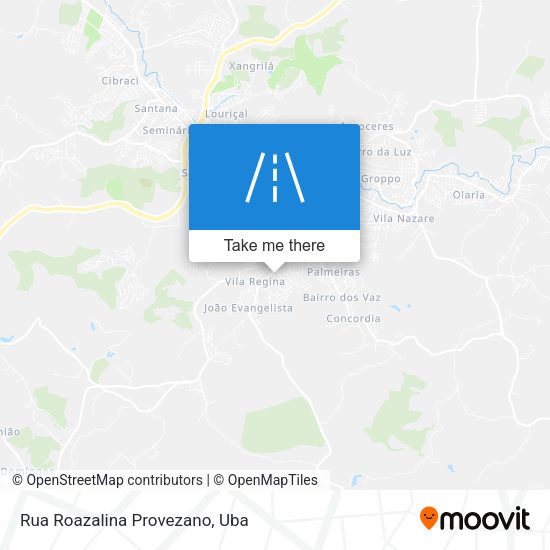 Rua Roazalina Provezano map