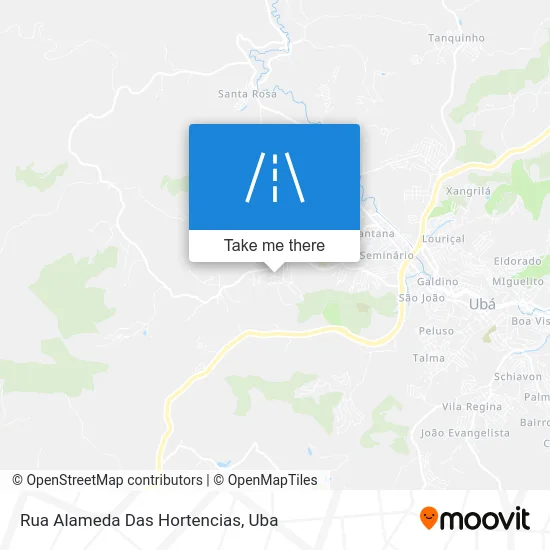 Rua Alameda Das Hortencias map