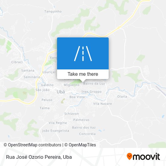 Rua José Ozorio Pereira map
