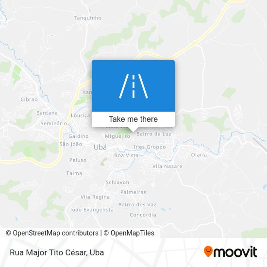 Rua Major Tito César map