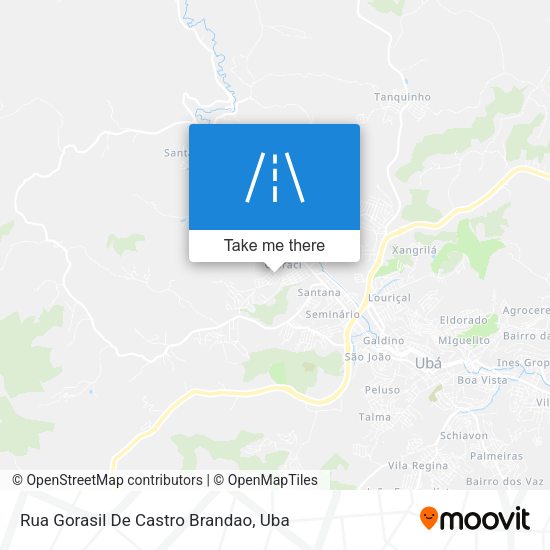 Rua Gorasil De Castro Brandao map