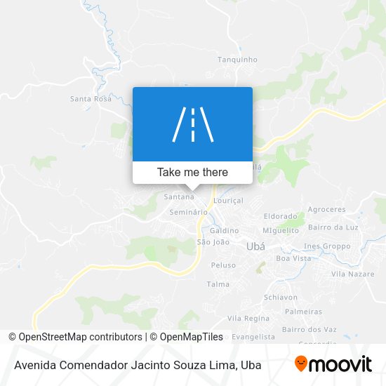 Avenida Comendador Jacinto Souza Lima map