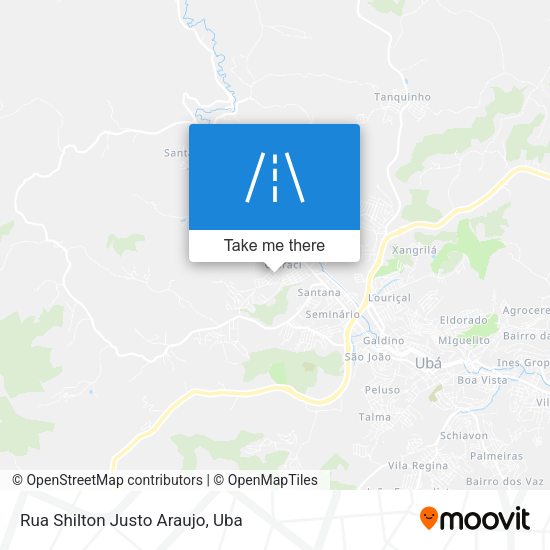 Rua Shilton Justo Araujo map