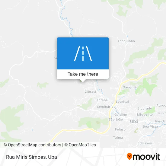 Rua Miris Simoes map