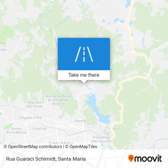Rua Guaraci Schimidt map