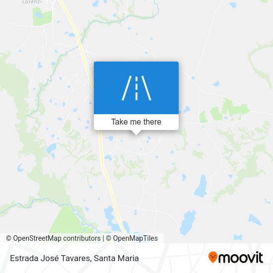 Estrada José Tavares map