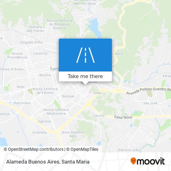 Mapa Alameda Buenos Aires