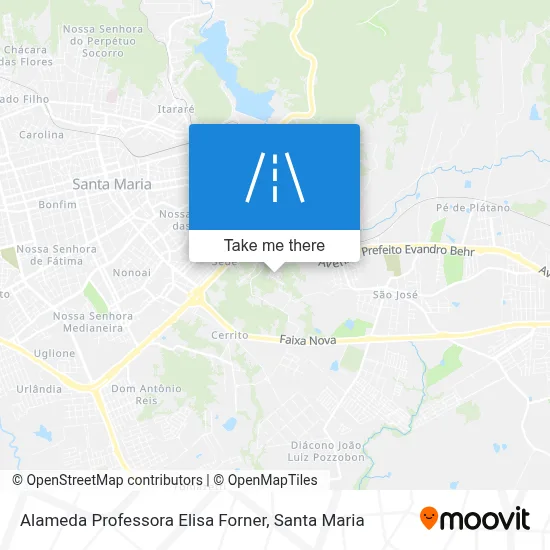 Alameda Professora Elisa Forner map