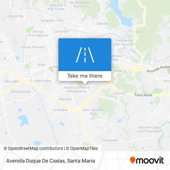 Mapa Avenida Duque De Caxias