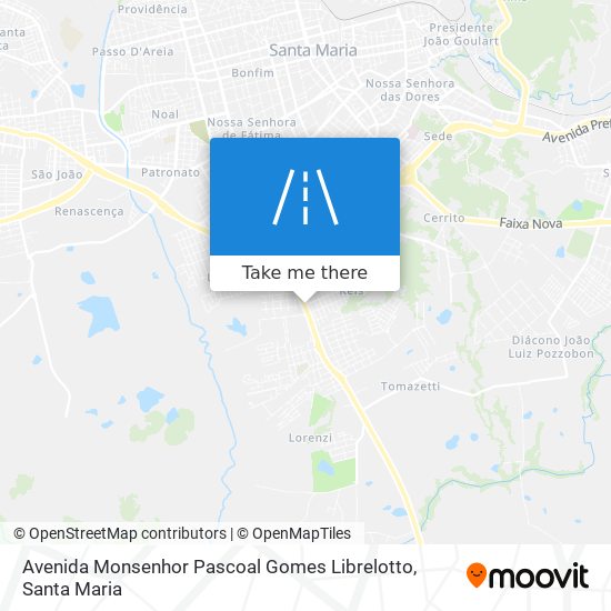 Mapa Avenida Monsenhor Pascoal Gomes Librelotto