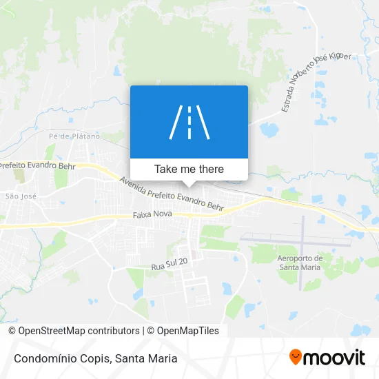 Condomínio Copis map