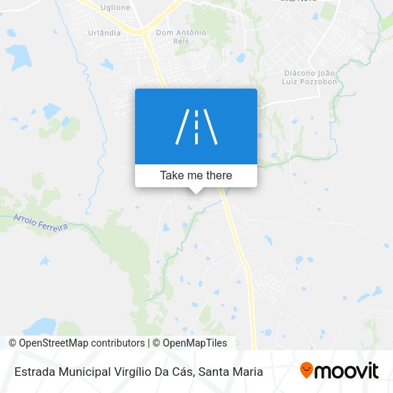 Estrada Municipal Virgílio Da Cás map