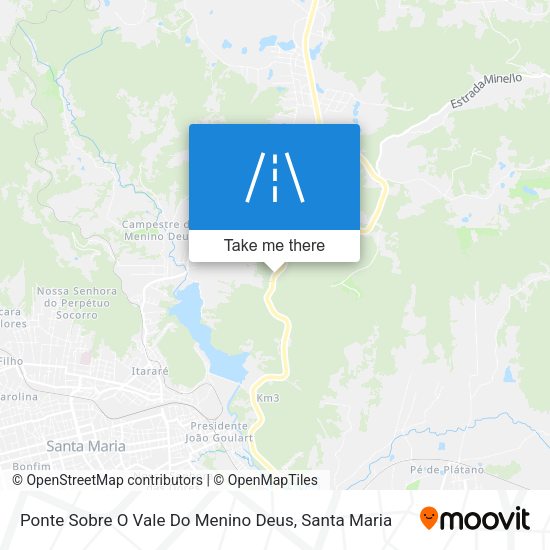 Ponte Sobre O Vale Do Menino Deus map
