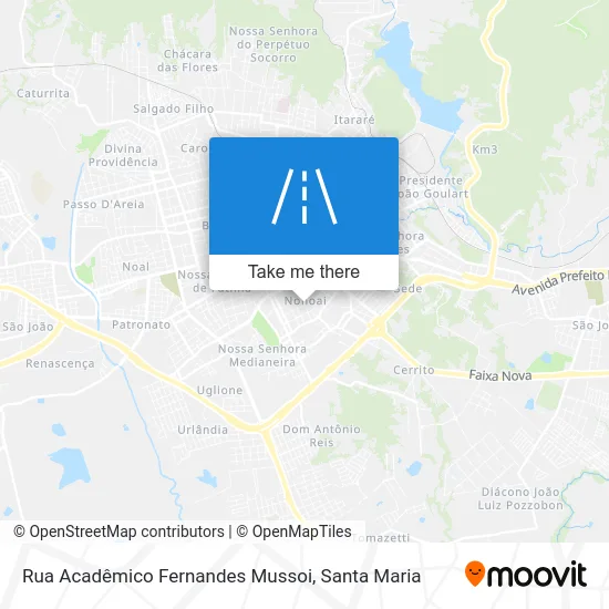 Rua Acadêmico Fernandes Mussoi map