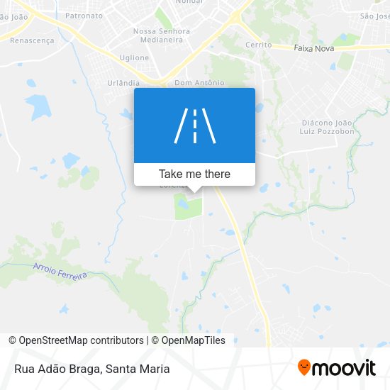 Rua Adão Braga map