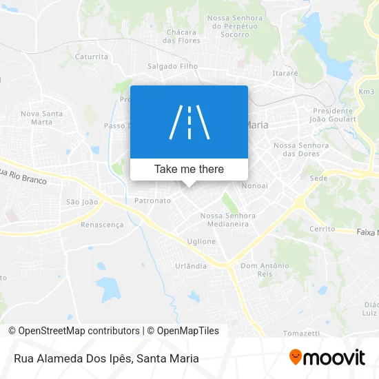 Rua Alameda Dos Ipês map