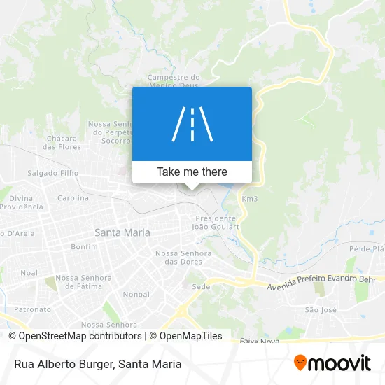 Rua Alberto Burger map