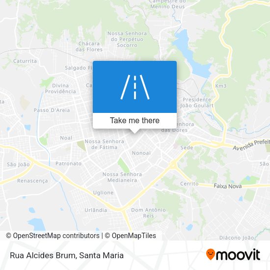 Rua Alcides Brum map
