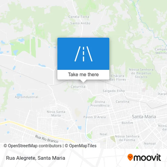 Rua Alegrete map